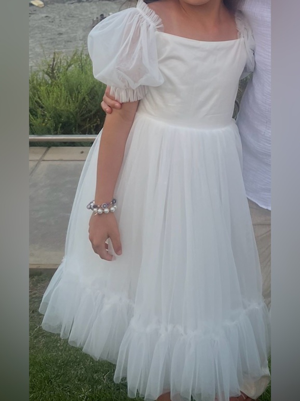 Oui babe Gabrielle flower girl dress and bow